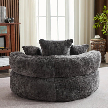 Chenille Armchair Bean Bag Chairs